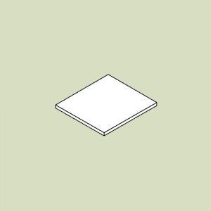 Hylde til reol 4 - h1,8 d36 b39